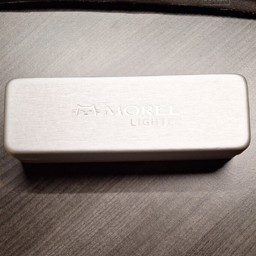 Morel Lightec Sleek Silver‎ Minimalist Glasses Case